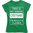 thumbnail image 1 of This Is My Human I'm Really A Llama - Funny Women's T-Shirt, 1 of 4