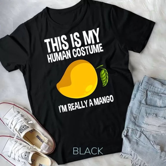 This Is My Human Mango Fruit Lover Men Women Unisex T-Shirt