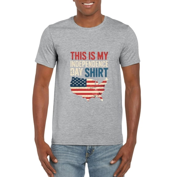 This Is My Independence Day Independence Day Funny USA T-Shirt, for men & women, up to size 5XL