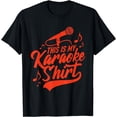 thumbnail image 1 of This Is My Karaoke Shirt - Singing Lover Vocalist T-Shirt, 1 of 3