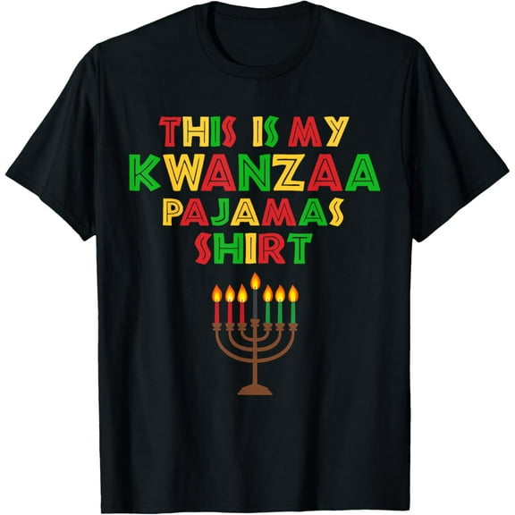This Is My Kwanzaa Pajamas Shirt African American Holiday T-Shirt
