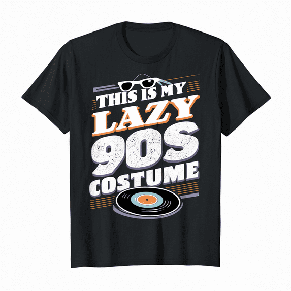 This Is My Lazy 90s Costume T-Shirt Novelty Retro Tee