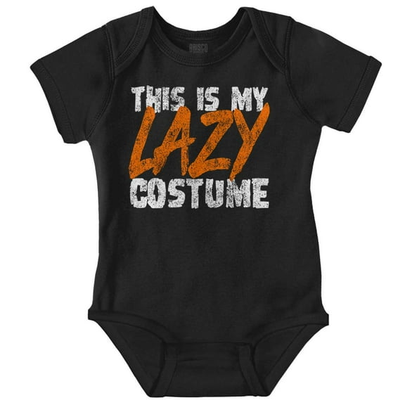 This Is My Lazy Halloween Costume Romper Boys or Girls Infant Baby Brisco Brands 18M