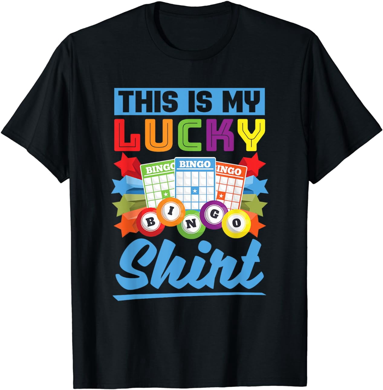 This Is My Lucky Bingo Shirt Bingo Player Funny Bingo T-Shirt - Walmart.com
