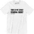 thumbnail image 1 of This Is My Lucky Fishing Do Not Wash Fishing Men's T-Shirt, 1 of 4