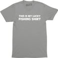 thumbnail image 1 of This Is My Lucky Fishing Do Not Wash Fishing Men's Tee Shirt, 1 of 4
