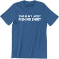 thumbnail image 1 of This Is My Lucky Fishing Do Not Wash Fishing Men's Tee Shirt, 1 of 4