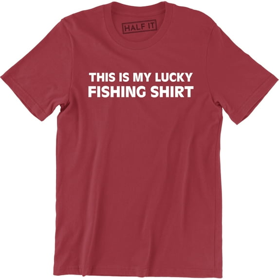 This Is My Lucky Fishing Do Not Wash Fishing Men's Tee Shirt