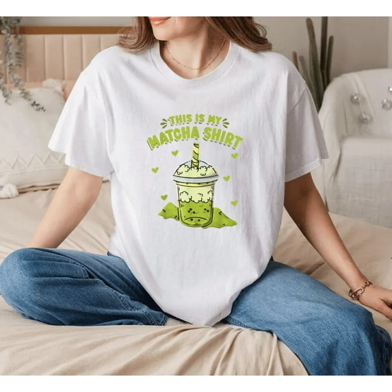 This Is My Matcha Green Tea Graphic Unisex T-Shirt, for men & women, up to size 5XL