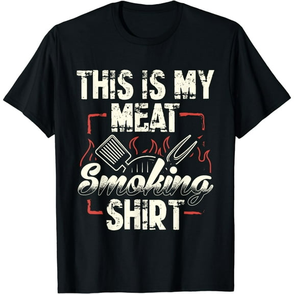 This Is My Meat Smoking Shirt Funny BBQ Pork Pitmaster T-Shirt