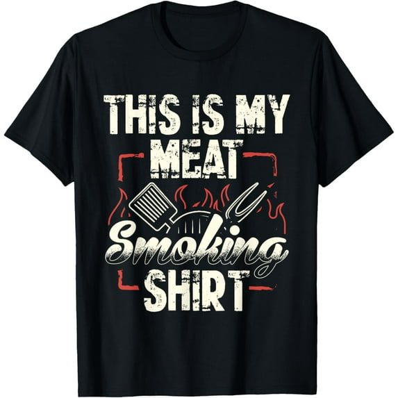 This Is My Meat Smoking Shirt Funny BBQ Pork Pitmaster T-Shirt