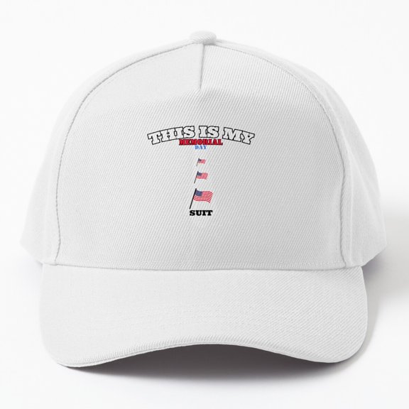 This Is My Memorial Day Suit Baseball Cap, Memorial Celebration Statement Design Hat