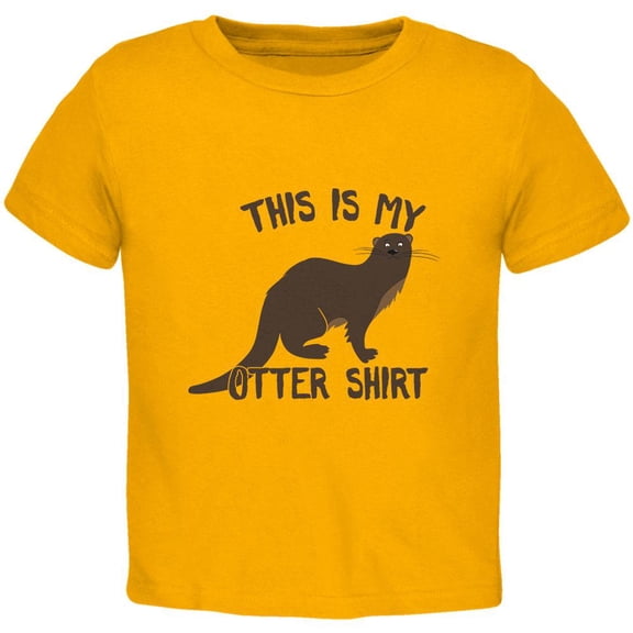 This Is My Otter Shirt Gold Toddler T-Shirt - 3T