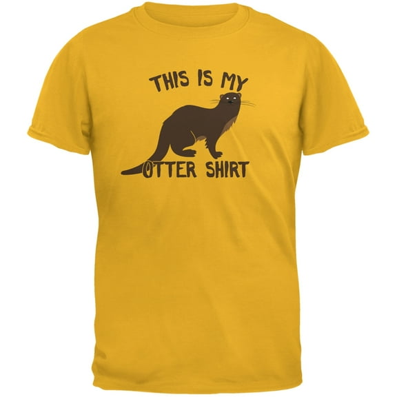 This Is My Otter Shirt Gold Youth T-Shirt - Large(14/16)