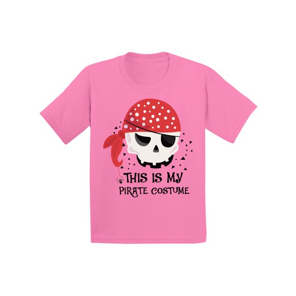 This Is My Pirate Party Shirts Halloween TShirt - Funny Tee Shirt for Girls Kids Boys - 6 to 15 Years Old