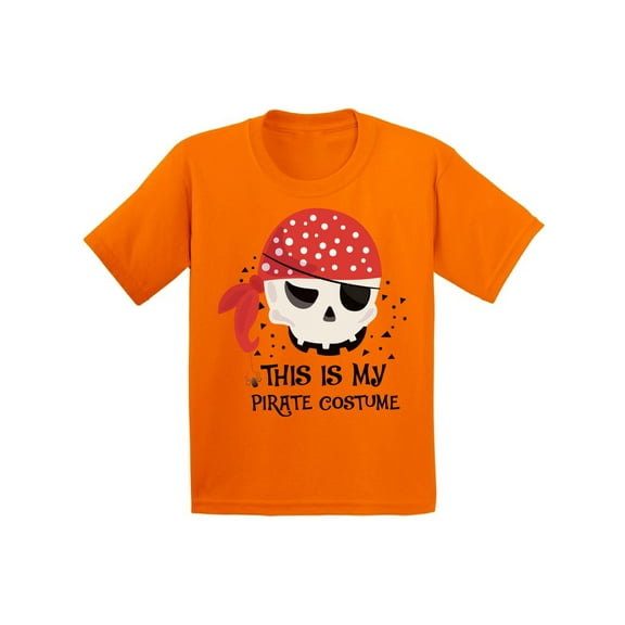 This Is My Pirate Party Shirts Halloween TShirt - Funny Tee Shirt for Girls Kids Boys - 6 to 15 Years Old