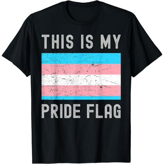 This Is My Pride Flag Transgender Stuff Gay Pride Month T-Shirt
