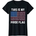 thumbnail image 1 of This Is My Pride Flag USA US Flag Patriotic For Men & Women T-Shirt T-shirts, 1 of 4