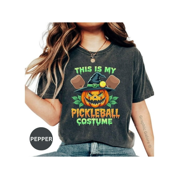 This Is My Scary Pickleball Costume T-Shirt, Halloween Pickleball Shirt, Funny Pickleball Player Gift, Spooky Pickleball Gifts
