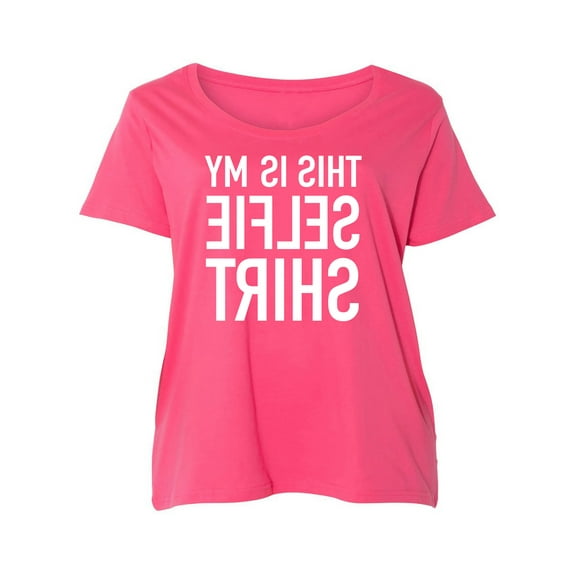 This Is My Selfie Shirt Womens Plus Size Scoopneck Tee