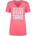 thumbnail image 1 of This Is My Selfie Shirt Womens V-Neck T-Shirt, 1 of 2