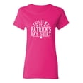 thumbnail image 1 of This Is My St Patrick's Day Shirt Sarcastic Novelty Gift Idea Adult Humor Funny Women's Casual Tees, 1 of 3