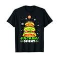 thumbnail image 1 of This Is My Taco Eating Christmas Pajama Funny Taco Xmas Tree Black T-Shirt, 1 of 5