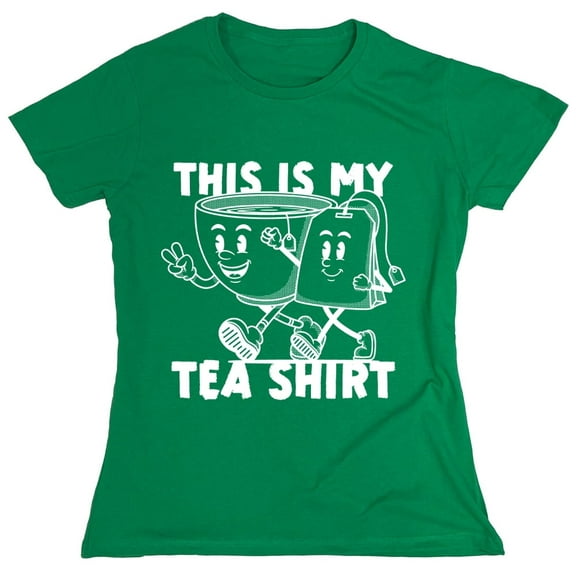 This Is My Tea Shirt Sarcastic Humor Novelty Funny Women's Casual Tees