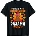 thumbnail image 1 of This Is My Thanksgiving Pajama Shirt Funny Turkey Day T-Shirt, 1 of 4