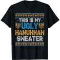 thumbnail image 1 of This Is My Ugly Hanukkah Sweater Channukah Jewish Christmas T-Shirt, 1 of 3