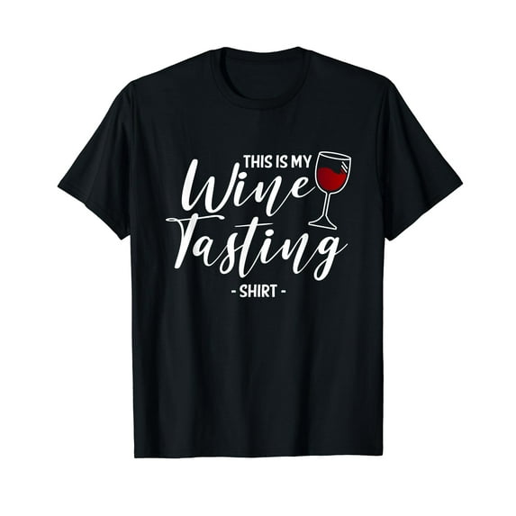 This Is My Wine Tasting Shirt Wining Cork Red Vino Drinking T-Shirt