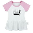 thumbnail image 1 of This Is My Working In The Garage With Grandpa Funny Dresses For Baby, Newborn Babies Skirts, Infant Princess Dress, 0-24M Kids Graphic Clothes (Pink Raglan Dresses, 18-24 Months), 1 of 4