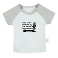 thumbnail image 1 of This Is My Working In The Garage With Grandpa Shirt Funny T shirt For Baby, Newborn Babies T-shirts, Infant Tops, 0-24M Kids Graphic Tees Clothing (Short Gray Raglan T-shirt, 18-24 Months), 1 of 4