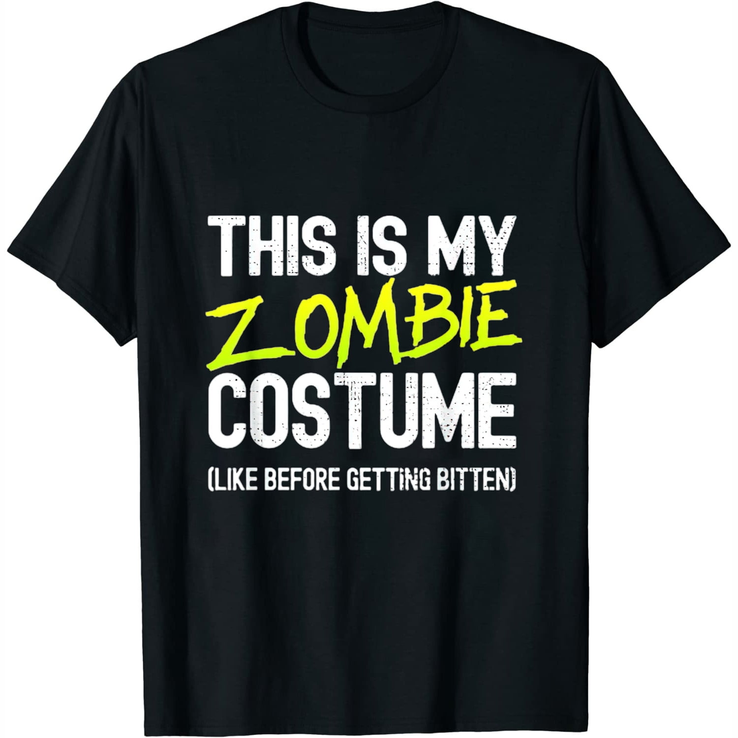 This Is My Zombie Costume Funny Lazy Halloween Party 2023 Womens T