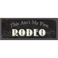 thumbnail image 1 of This Is Not My First Rodeo Metal Sign, 1 of 1