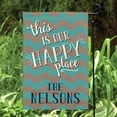 thumbnail image 1 of This Is Our Happy Place Personalized Garden Flag, 1 of 1