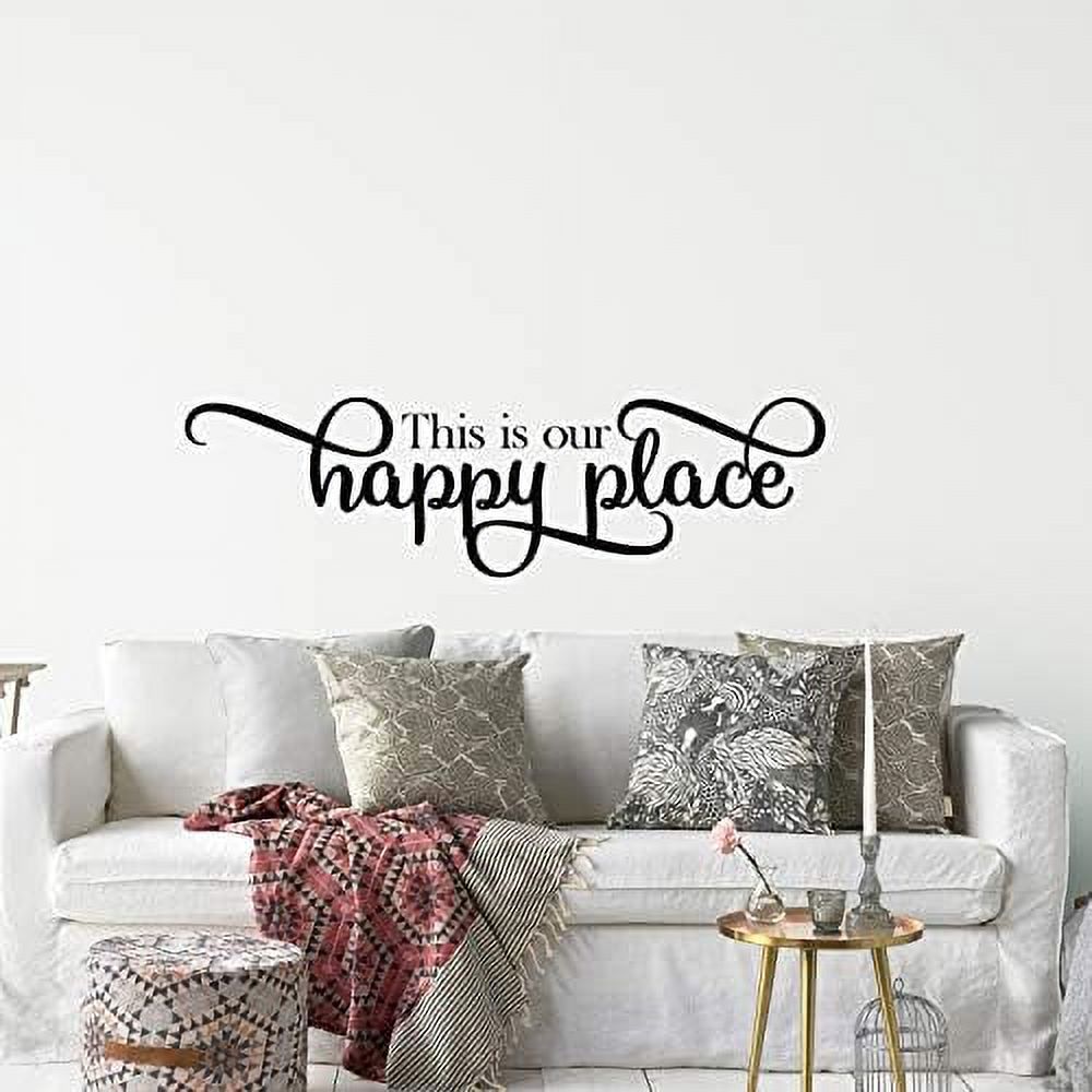 This Is Our Happy Place Wall Sticker Dining Room Wall Decal For Living