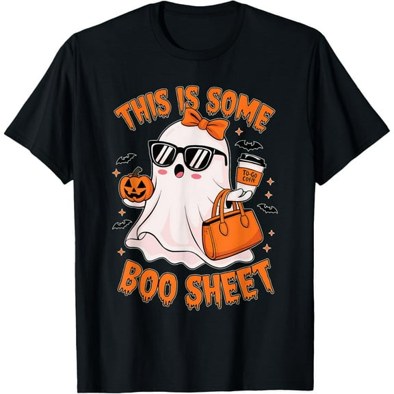 This Is Some Boo Sheet Funny Retro Halloween Ghost Men Women T-Shirt
