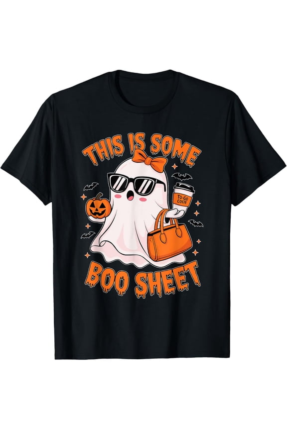 This Is Some Boo Sheet Funny Retro Halloween Ghost Men Women T-Shirt
