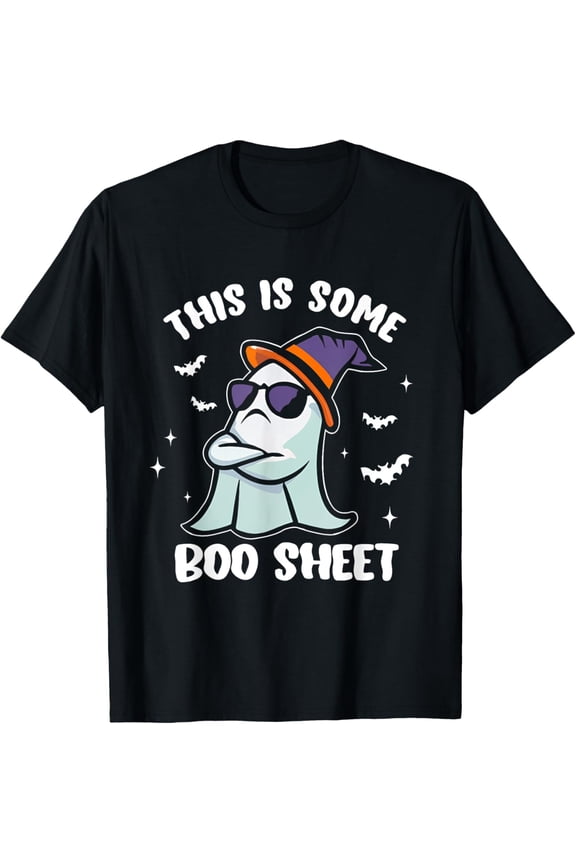 This Is Some Boo Sheet Ghost Halloween Costume Men Women T-Shirt