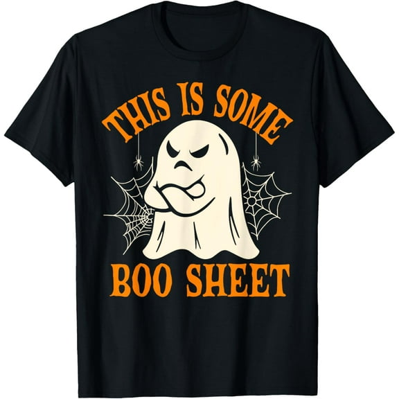 This Is Some Boo Sheet Ghost Retro Halloween Funny Halloween T-Shirt
