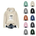 thumbnail image 1 of This Is Some Boo Sheet Halloween Hoodies for Women 2025 Funny Ghost Graphic Hoodie Sweatshirt Pullover Tops, 1 of 5