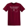 thumbnail image 1 of This Is The Earliest Sarcastic Humor Graphic Novelty Funny T Shirt, 1 of 5