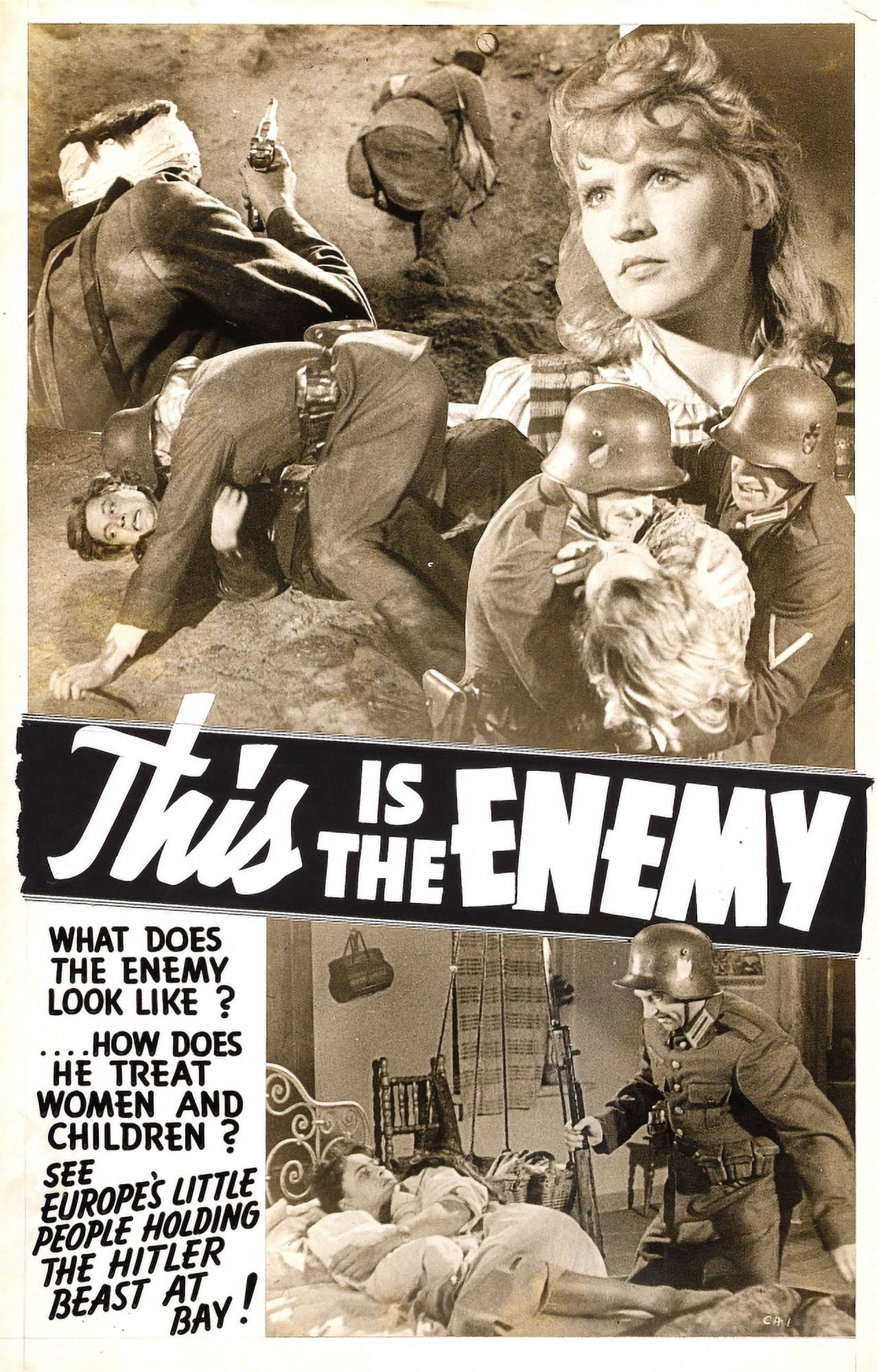This Is The Enemy Canvas Art - (24 x 36)
