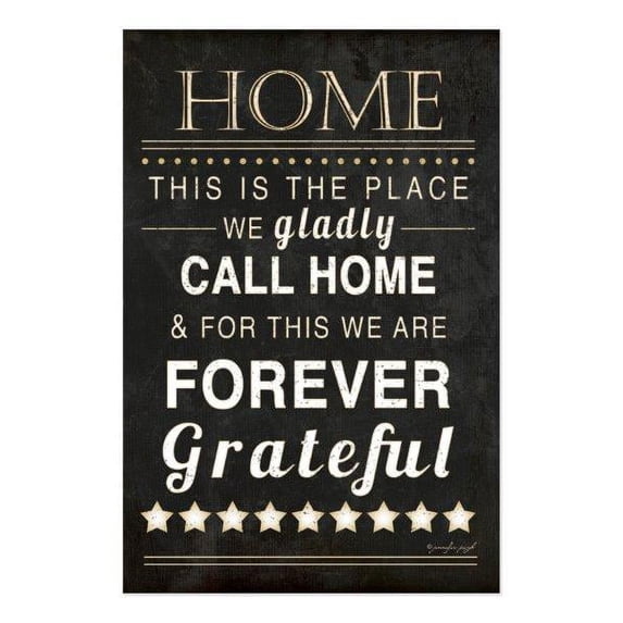 This Is The Place We Gladly Call Home Shiplap Style Wood Sign 12x18