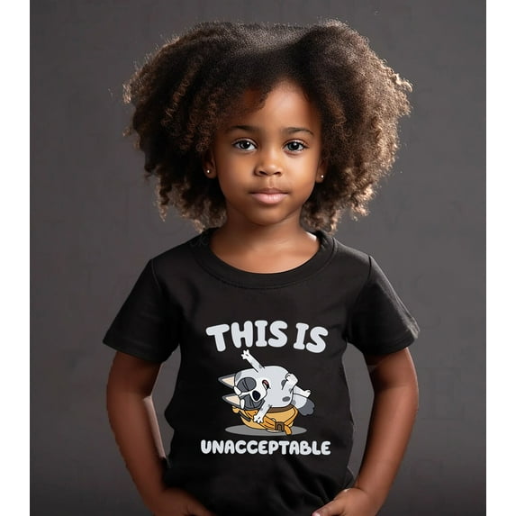 This Is Unacceptable Bluey Youth T-shirt, Muffin Heeler Cartoon Shirt, Bluey Family Tee, Back to School Kids Toodler