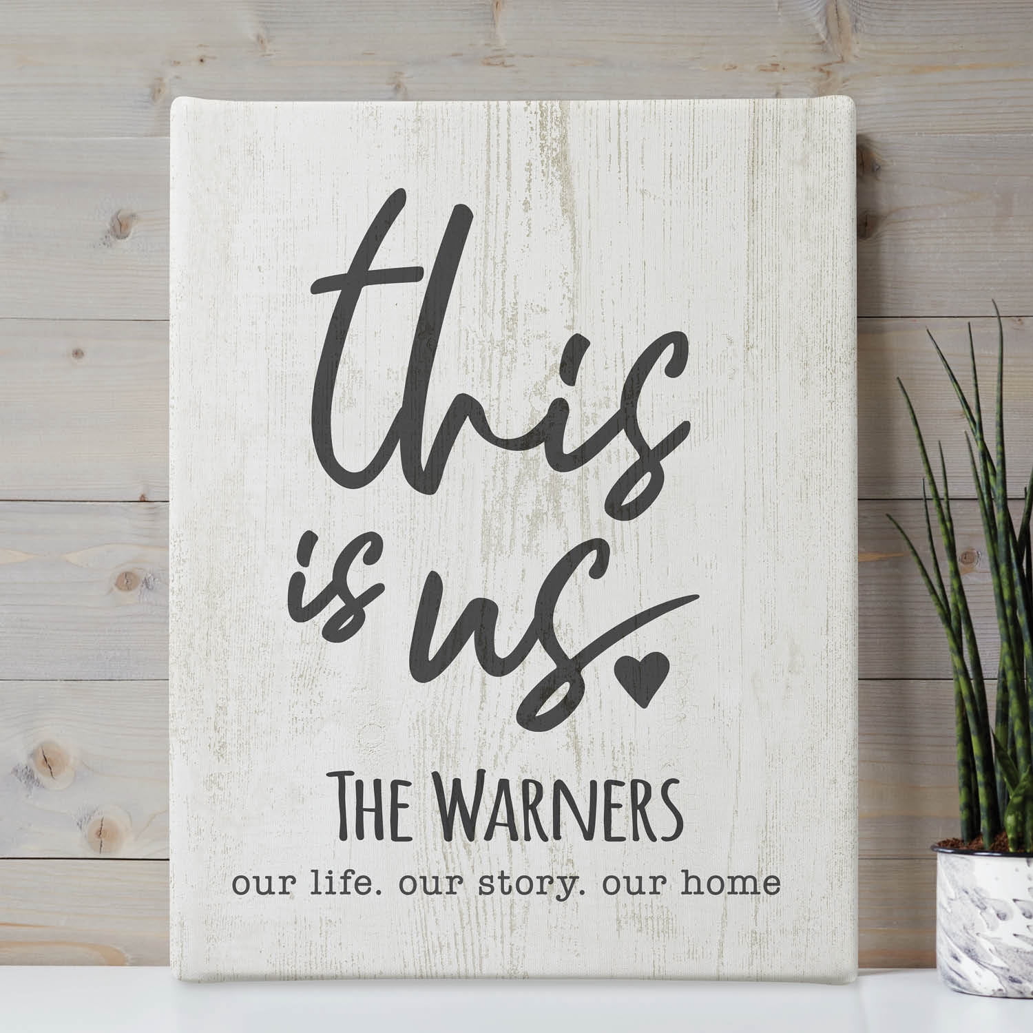 This Is Us Personalized 11x14 Canvas