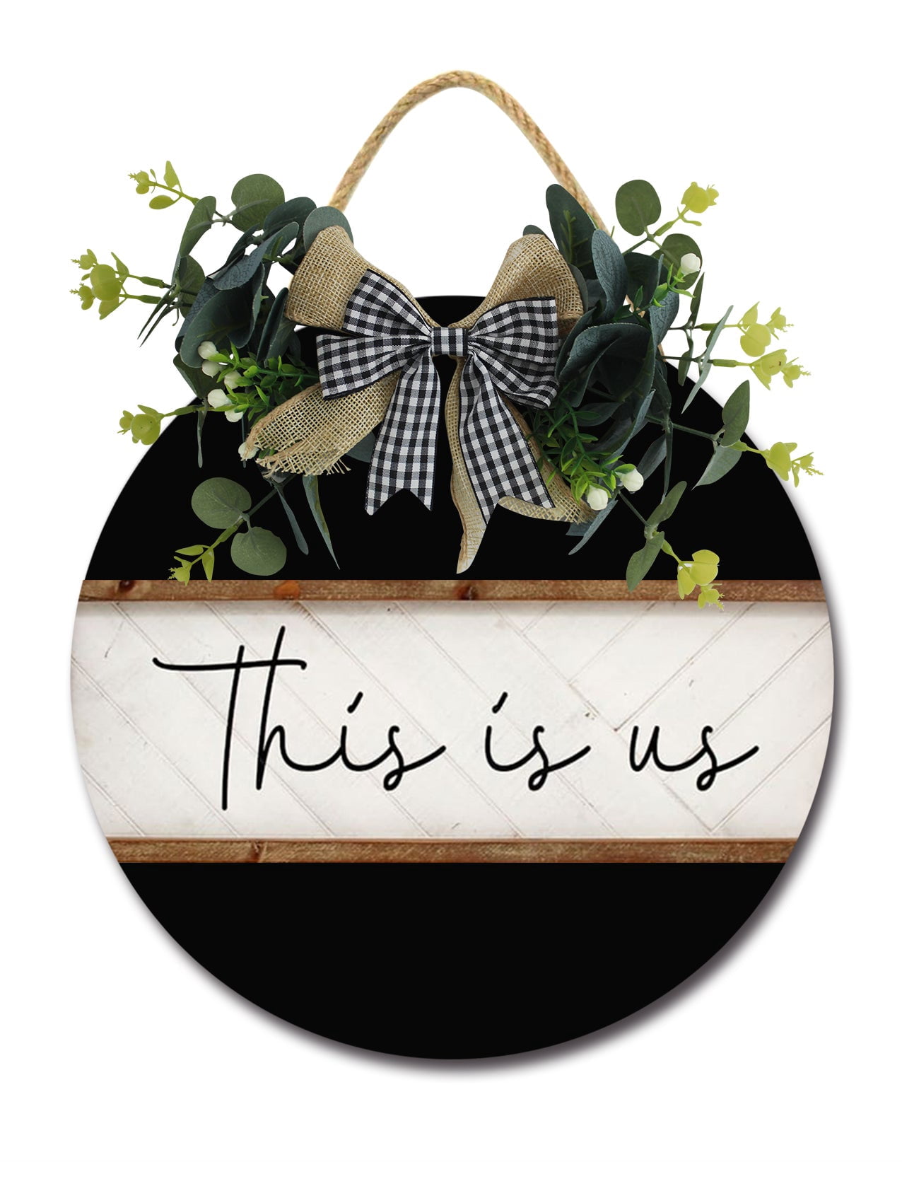 This Is Us Sign Farmhouse Wood Sign Front Porch Decor Rustic Wooden