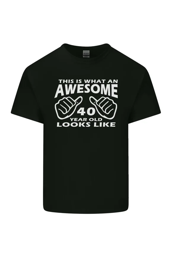 This Is What A 40 Year Old Awesome Looks Like Funny 40th Unisex T-Shirt