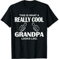 thumbnail image 1 of This Is What A Really Cool Grandpa Looks Like Funny T-Shirt T-Shirt, 1 of 4